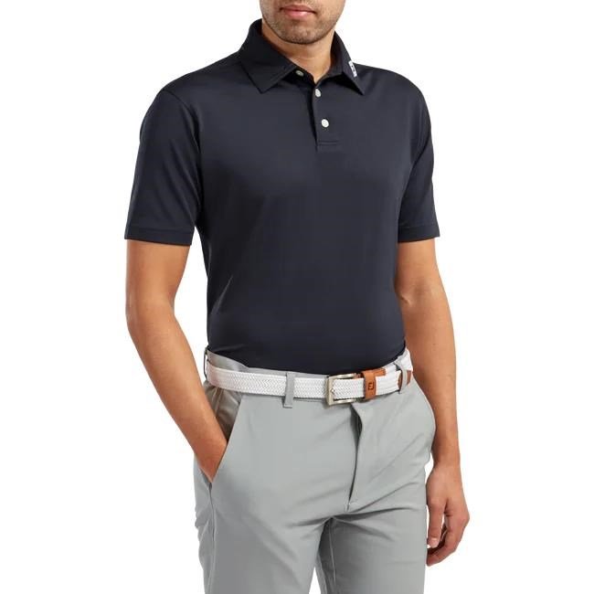 FootJoy Stretch Pique Solid pánske polo, navy