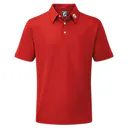 FootJoy Stretch Pique Solid pánske polo, červené