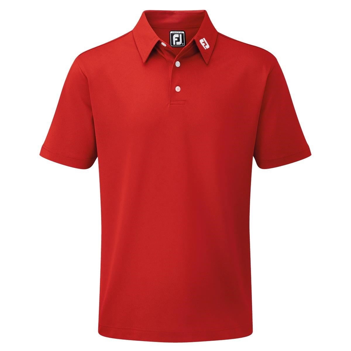 FootJoy Stretch Pique Solid pánske polo, červené
