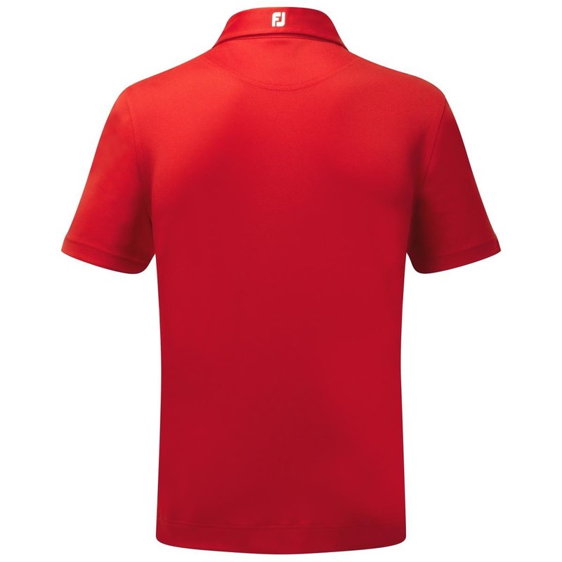 FootJoy Stretch Pique Solid pánske polo, červené