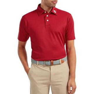 FootJoy Stretch Pique Solid pánske polo, červené