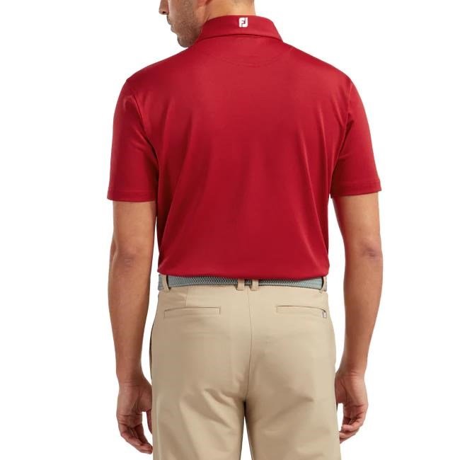 FootJoy Stretch Pique Solid pánske polo, červené