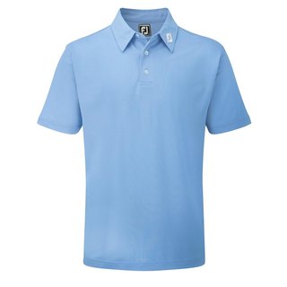 FootJoy Stretch Pique Solid pánske polo, svetlo modré