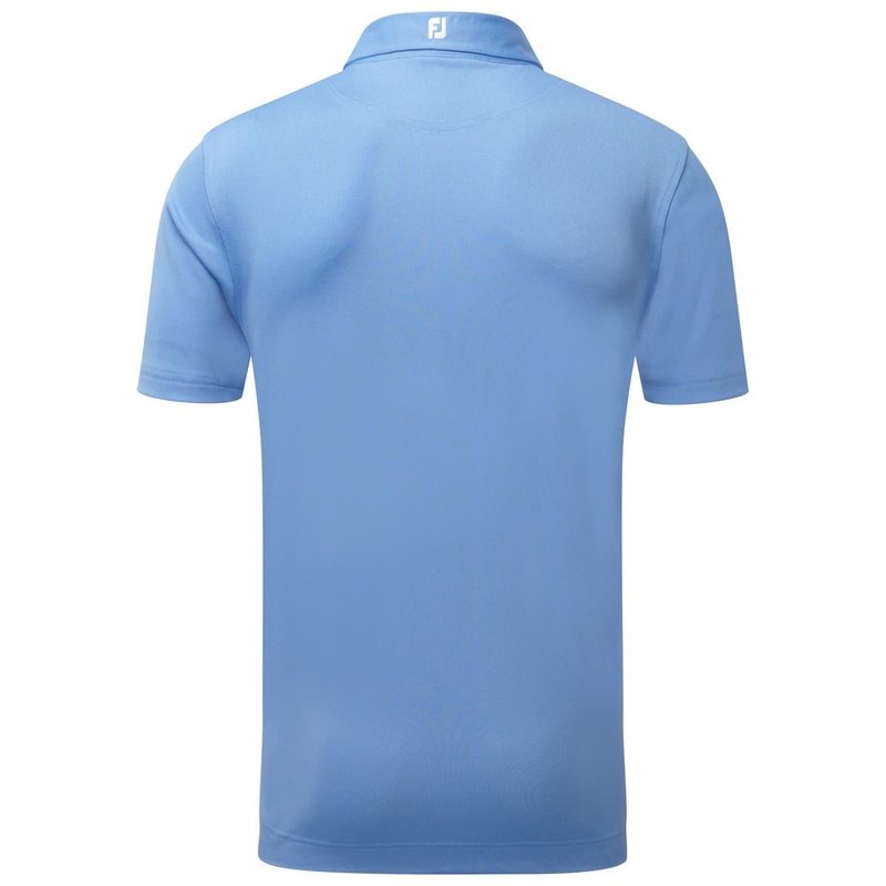 FootJoy Stretch Pique Solid pánske polo, svetlo modré