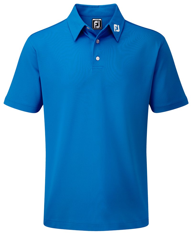 FootJoy Stretch Pique Solid detské polo, cobalt