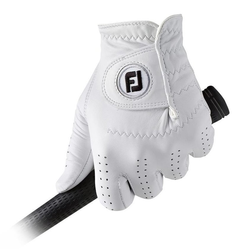 Footjoy FootJoy CabrettaSof Cadet Pearl pánska golfová rukavica, biela