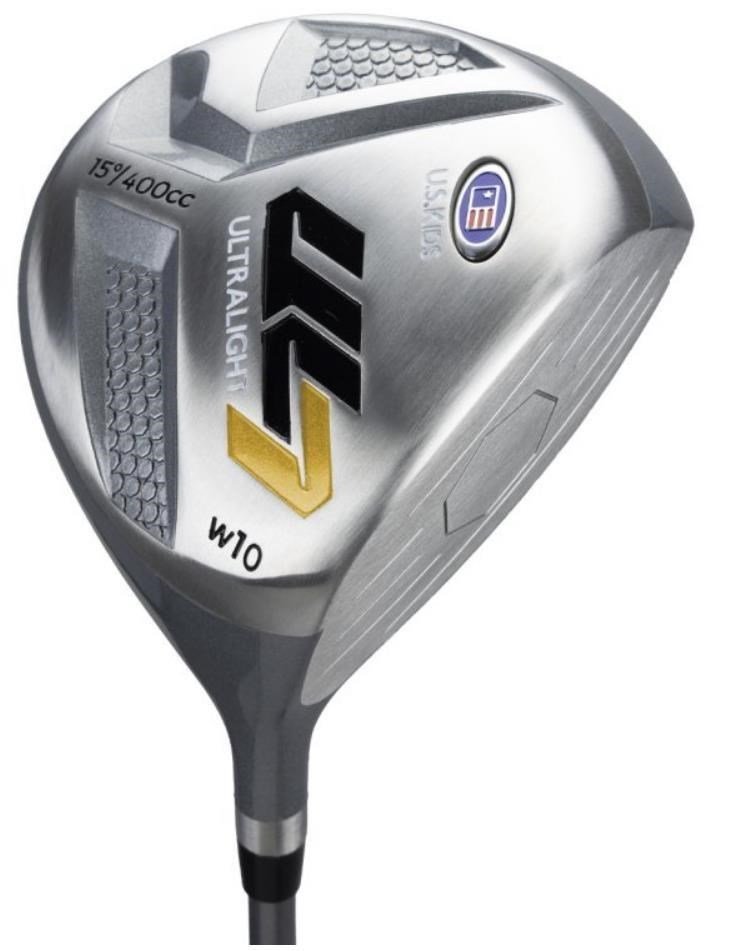 U.S. Kids Golf UL7-63 (160cm) W10 5-Club juniorský golfový set, oceľ/grafit + stand bag, tmavomodrý