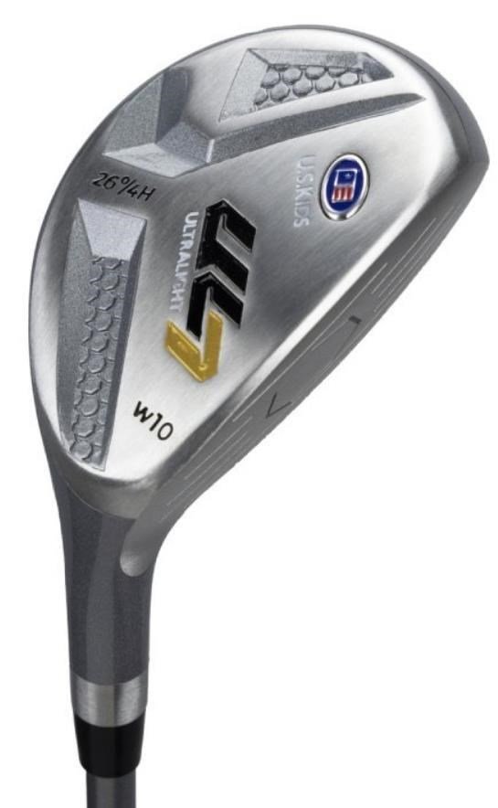 U.S. Kids Golf UL7-63 (160cm) W10 5-Club juniorský golfový set, oceľ/grafit + stand bag, tmavomodrý