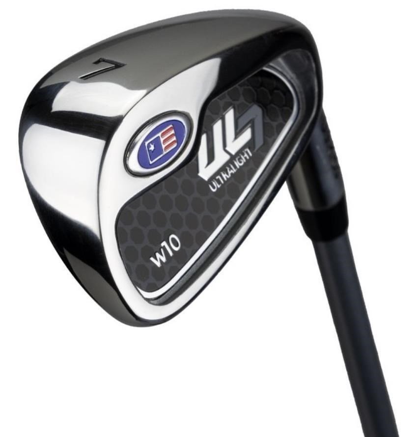 U.S. Kids Golf UL7-63 (160cm) W10 5-Club juniorský golfový set, oceľ/grafit + stand bag, tmavomodrý