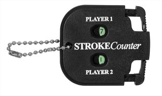 Longridge 2 Player Stroke Counter počítadlo, čierna