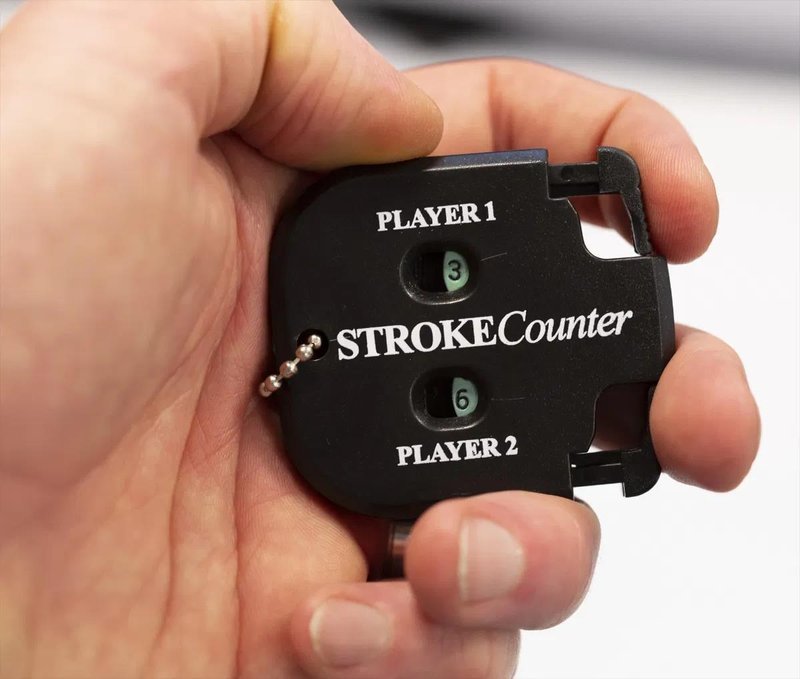 Longridge 2 Player Stroke Counter počítadlo, čierna