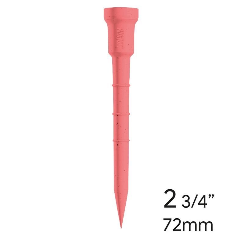 Lignum Tee 72mm (2 3/4") 12pack flying pink týčky