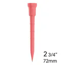 Lignum Tee 72mm (2 3/4") 12pack flying pink týčky
