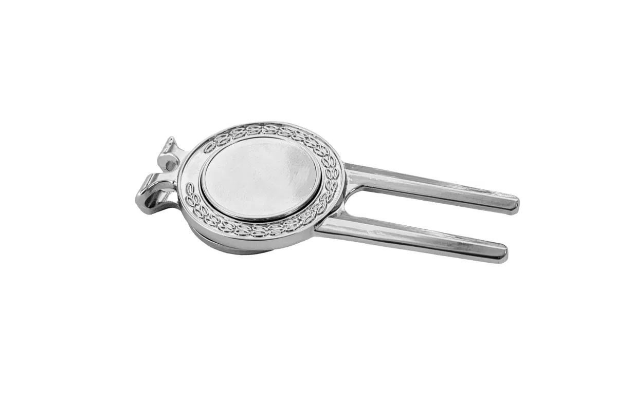 Longridge Laurel Pitchfork And Clip vypichovátko, stříbrná