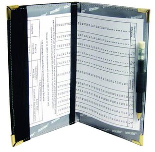 Longridge Deluxe Scorecard Holder, čierna