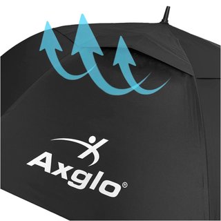 Axglo Axglo Auto Open dáždnik 68", čierna/čierna