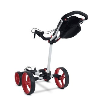 Big Max Blade Quattro manuálny vozík, bielo-červený