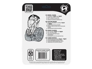 Clicgear Rovic RV1C/RV1S kryt kolies, čierny