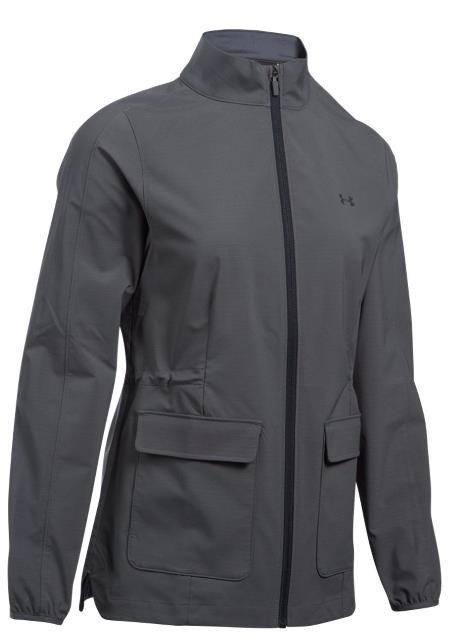Under Armour Storm WindStrike dámska bunda do vetra, sivá/čierna