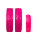 JuCad tires - 2 zadné kolesá, 1 predné koleso, ružová