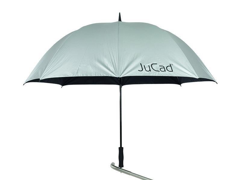 JuCad golfový dáždnik 68" s kolíkom, strieborná (s UV ochranou)