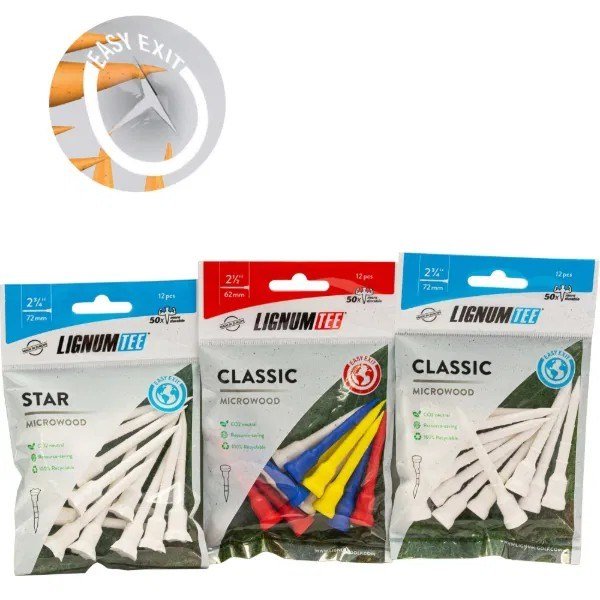 Lignum Tee 62mm (2 1/2") 12pack