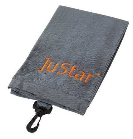 JuStar TriFold golfový uterák, šedá