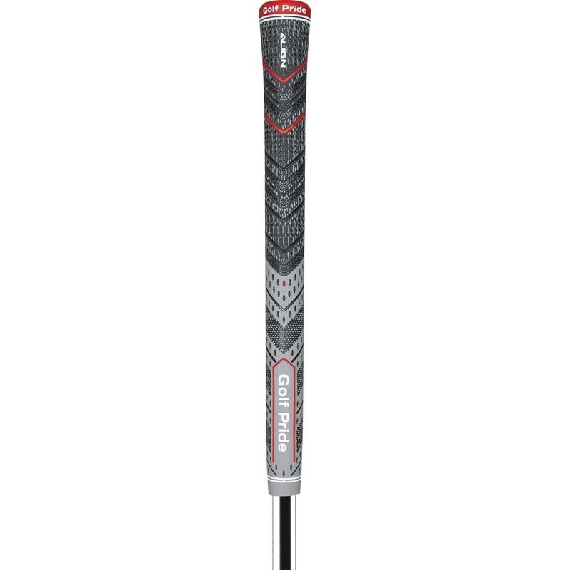 Golf Pride MultiCompound Plus4 ALIGN grip, šedý, STANDARD