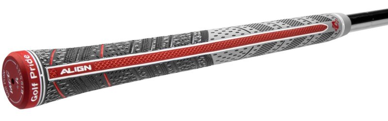 Golf Pride MultiCompound Plus4 ALIGN grip, šedý, STANDARD