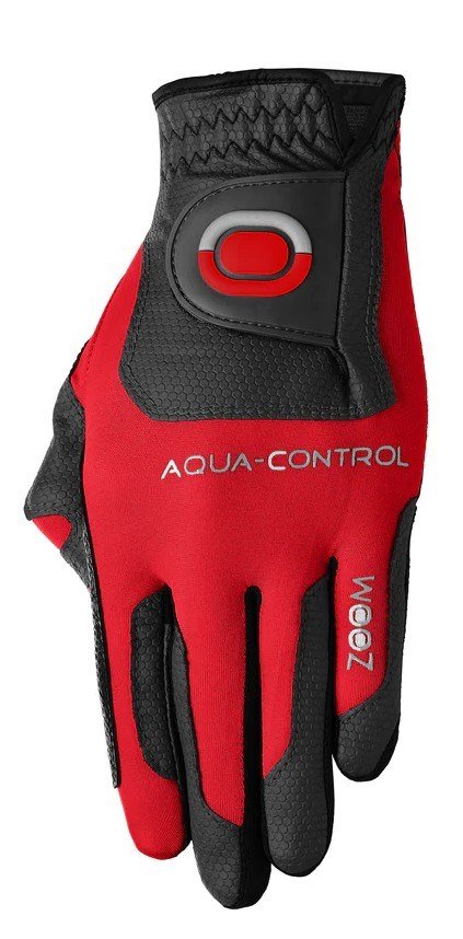 Zoom Zoom Aqua Control pánská golfová rukavica, červená