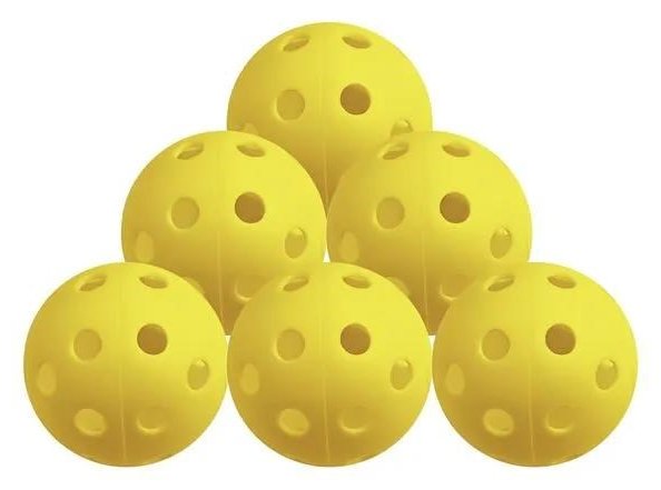 Longridge Airflow tréningové golfové loptičky, žlté