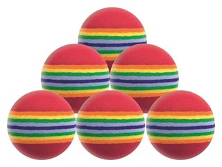 Longridge Multi-Coloured Foam golfové loptičky