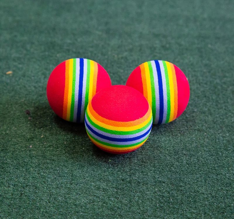 Longridge Multi-Coloured Foam golfové loptičky