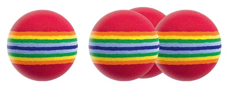 Longridge Multi-Coloured Foam golfové loptičky