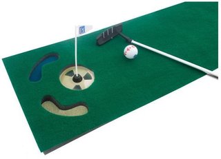 PGA Tour 6ft home/office putting set 1,84m + tréningová loptička, skladací putter