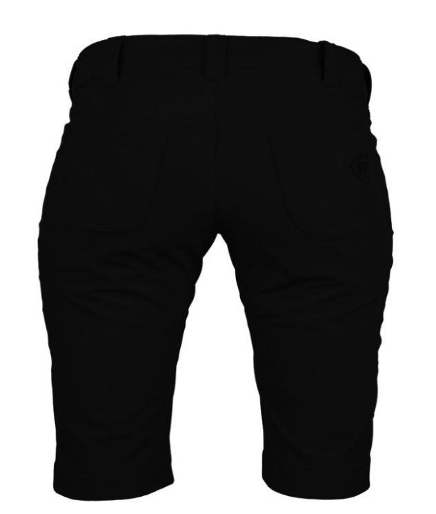 Tony Trevis ladies short slim fit dámske kraťasy, čierne