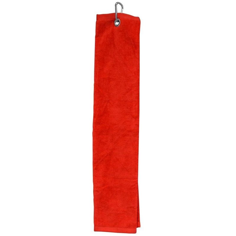 Longridge Blank Luxury Three Fold golfový uterák, červená