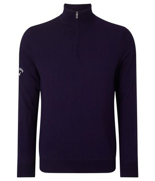 Callaway Windstopper 1/4 Zipped pánsky sveter, peacoat