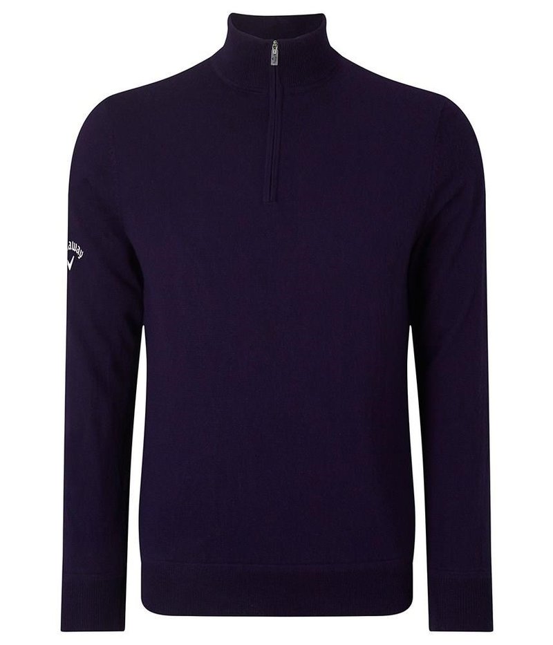 Callaway Windstopper 1/4 Zipped pánsky sveter, peacoat