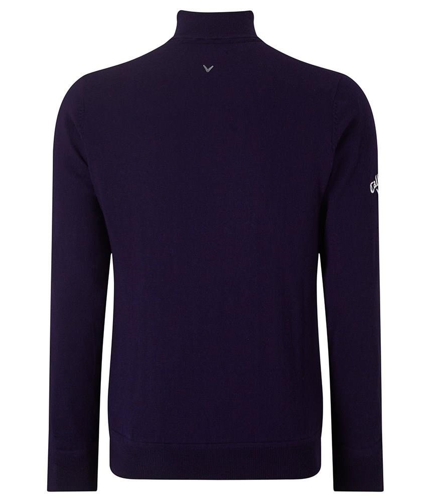 Callaway Windstopper 1/4 Zipped pánsky sveter, peacoat