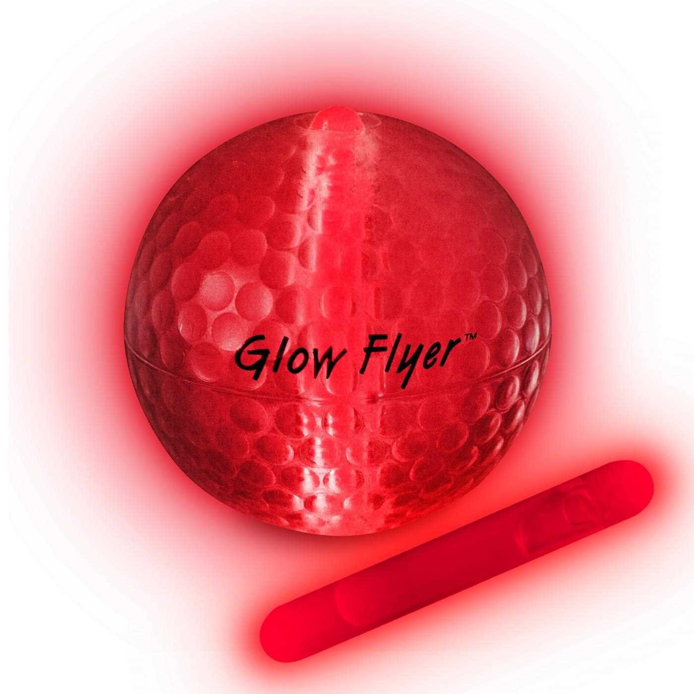 Masters Glow Flyer golfové loptičky, červené