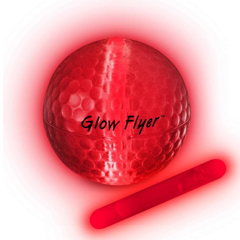 Masters Glow Flyer golfové loptičky, červené