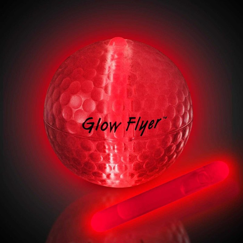 Masters Glow Flyer golfové loptičky, červené