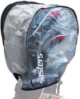 Masters Raincover with Zip, čierna/priehľadná