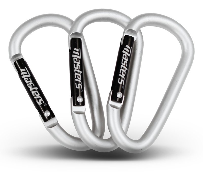 Masters Golf Carabiner Connector príslušenstvo, strieborný