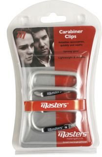 Masters Golf Carabiner Connector príslušenstvo, strieborný