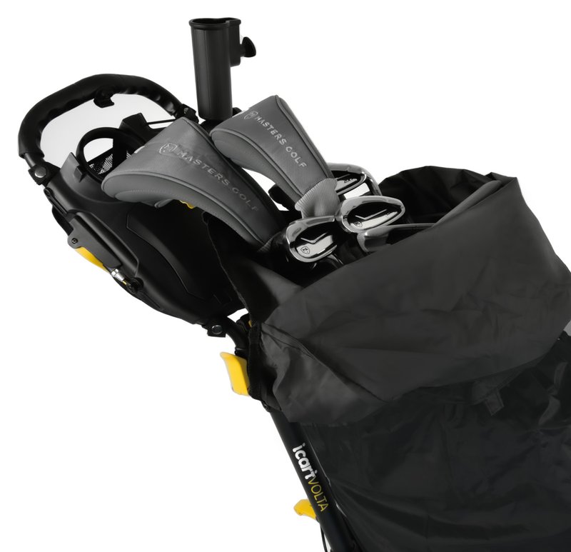 Masters Golf Seaforth Slicker Full Length kryt na bag, čierny