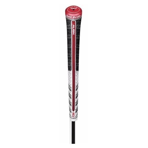 Golf Pride MCC Classic Align grip, MIDSIZE, biela/červená/čierna
