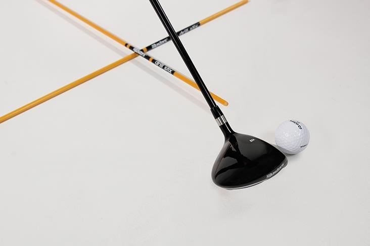 Masters Golf Masters Drill-Stix tréningové tyče na zarovnanie, 2ks, oranžová