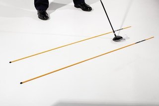 Masters Golf Masters Drill-Stix tréningové tyče na zarovnanie, 2ks, žltá